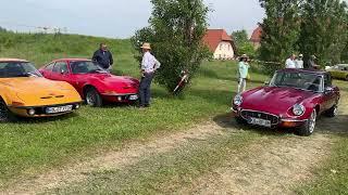 3. Oldie-Day in Waghäusel Eremitage 21.Mai.2023      Opel GT  Jaguar E-Type