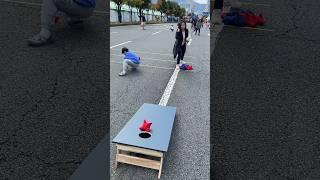 Cornhole toss game ️ #mamf2023 #changwon