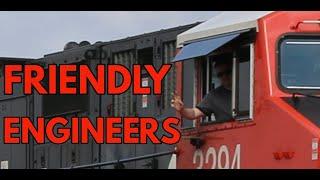 Who Doesn't Love A Friendly Engineer On The Dundas Sub - Noisy Triangles #railfanning #trains