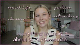 everything you want to know about SCAD Savannah || social life, parties, is it worth it?