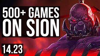 SION vs VLADIMIR (TOP) | 500+ games, Rank 13 Sion | KR Challenger | 14.23