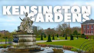 KENSINGTON GARDENS Morning Walking Tour (Royal Parks, London UK) | 4K