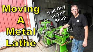 I Sold The First Lathe I Ever Bought - Rigging & Removal Of The 12CK Monarch Lathe