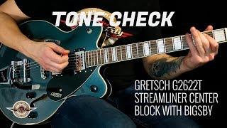 TONE CHECK: Gretsch G2622T Streamliner Centerblock Guitar Demo | NO TALKING