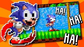 Sonic but He Can't STOP Laughing?! - Funny Sonic Rom Hack