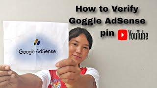 How to verify Google AdSense pin #AdSense#Google AdSense‎@ChannelMunu532 