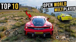 Top 10 OPEN WORLD Car Racing Games Like Forza horizon For Android & iOS 2024 | High Graphics