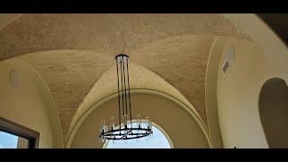 Ceiling travertine/Cielo con travertino