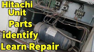 Kuwait country Hitachi Package Unit AC Technicican watch Learn part identity Hindi me