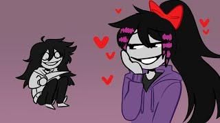 this is your man? | jeff the killer & nina the killer | creepypasta animatic shitpost