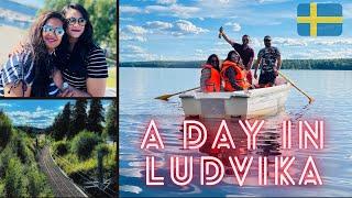 A day in Ludvika, Sweden  | Boating in Övra Hillen lake | P3