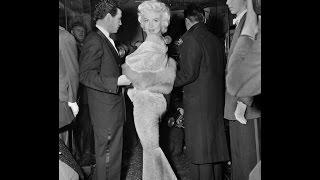 Footage of Marilyn Monroe arriving at the EAST OF EDEN world movie premiere 1955