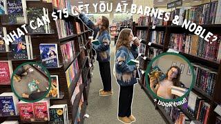 barnes & noble shopping challenge + book haul! bookmas day 2