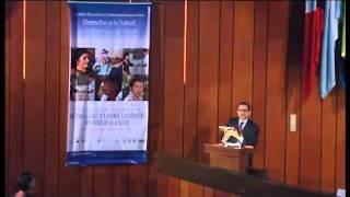 Presentación de SaluDerecho y de las reglas del Encuentro. Roberto Iunes - Banco Mundial