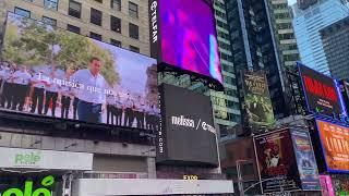 La Societat Musical La Pau de Beneixama a Times Square