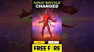 Gold Royale ChangesNext Gold Royale Bundle #freefire #trending #shorts