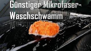 Mikrofaser - Waschschwamm für die Autowäsche für unter 5€ im Test