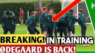 OH MY GOD! HUGE CONFIRMATION JUST IN! MARTIN ØDEGAARD SUPRISES EVERYONE NO AT THE  TRAINING GROUND