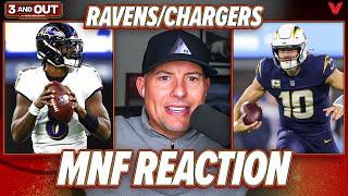 Lamar Jackson and the Ravens topple Justin Herbert and the Chargers in Harbaugh Bowl on MNF |3 & Out