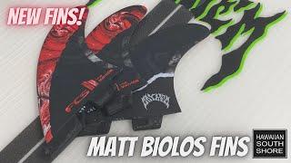 NEW FCS II Matt Biolos PC MB Carbon Tri Fins Large