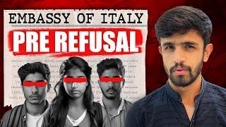 HOW TO CLEAR PRE-REFUSAL OF ITALY STUDY VISA 2024-25 | REASONS WITH SOLUTIONS EXPLAINED