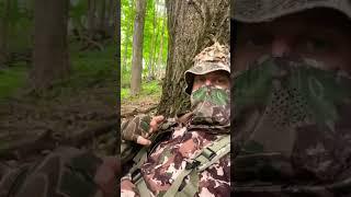 George Taking A Snooze During Memorial Day Turkey Hunt #shorts #springgobbler #hunting #outdoors