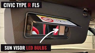 SUN VISOR LED BULBS  -  FL5 CIVIC TYPE R