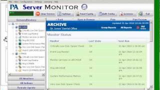 PA Server Monitor - Adding servers to the remote monitoring agent