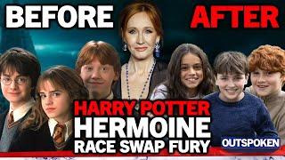"Woke TV race-swapping!" Harry Potter fury after JK Rowling unveils Hermione to replace Emma Watson
