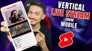 How to Vertical Live Stream From Mobile | Vertical Live Studio