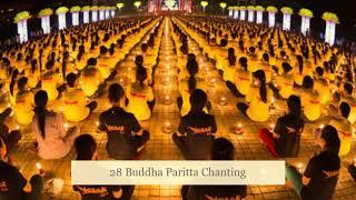 28 Buddha Paritta Chanting| Bhante Indaratana