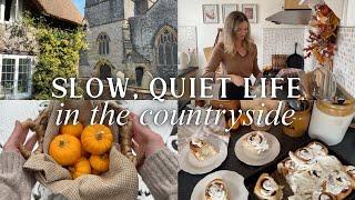 Cozy Baking & Homemaking | Cinnamon Rolls, Easy Smoothie,  English Countryside Slow Living Vlog