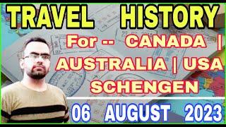 Travel History For Canada Australia USA Schengen | How to Make Travel History | Khanna Visa Advice