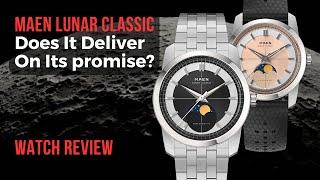 Maen Lunar Classic 36 – Mesmerizing Moon Phase For the Classy Guy. Watch Review.