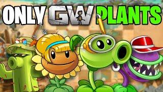 Can You Beat BIG WAVE BEACH With ONLY Garden Warfare Plants?