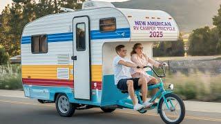 Revolutionizing Travel: The 2025 American RV Camper Tricycle Revealed!"