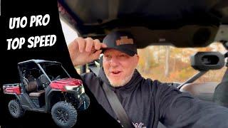 2025 CFMOTO U10 PRO Top Speed Run & Turning Radius