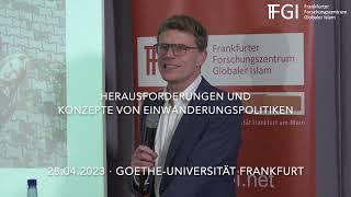 Einwanderungsland sein ist anstrengend: vom Verwalten zum Gestalten — Prof. Dr. Daniel Thym