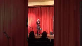 Elizabeth Becker singing a cover of "Out Here on my Own" from Fame