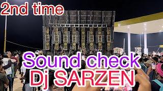 Second time sound check // dj SARZEN ￼ // motto mela