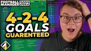 This 4-2-4 Tactic Guarantees Goals! | Football Manager 2022 Tactics