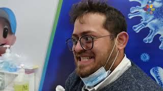 אפי מגיע לקופת החולים כדי להתחסן, ולא רק. איזו פיצה אפי בחר, וגם -- כמה מנות חיסון הוא קיבל? צפו