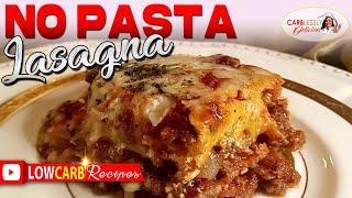 KETO LASAGNA (Only 5g Net Carbs!) | cool substitute for Pasta Sheets ️