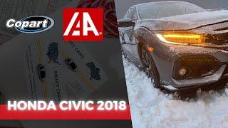 ЗАДНИЕ ПОВРЕЖДЕНИЯ АВТО ИЗ США НА HONDA CIVIC  )))