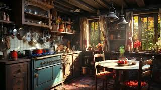 Cozy Kitchen Ambience: Cooking Sounds, Birdsong, Bubbling, Fantasy Inspired