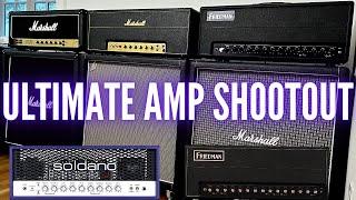 Ultimate Amp Shootout | Marshall 1959HW - JCM 800 - Friedman SS 100 - BE 100 - Soldano SLO 100