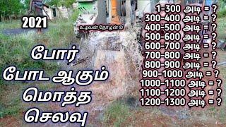 போர்வெல் அமைக்க ஆகும் செலவு எவ்வளவு...? | Bore well set-up total cost