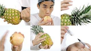 PPAP ️ performed with pineapples, apples, and pens.