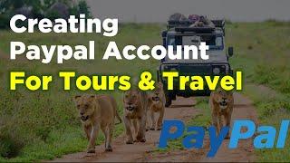 Creating PayPal account for tour operators