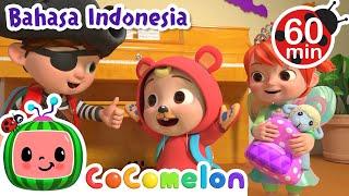 Membuat Pesta Kostum! | CoComelon Bahasa Indonesia - Lagu Anak Anak | Nursery Rhymes